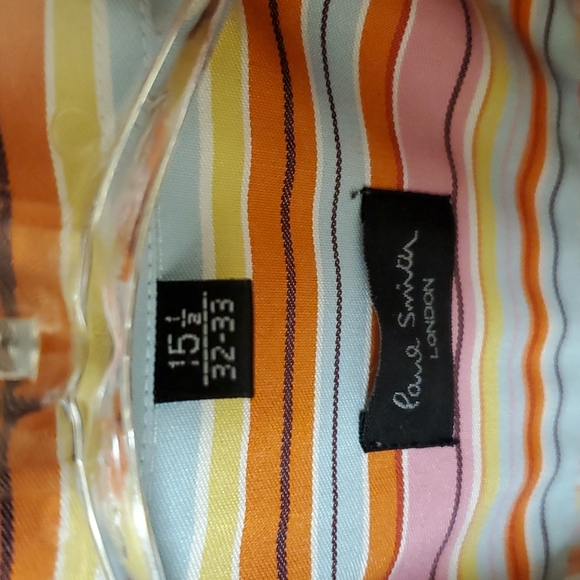 Paul Smith striped button down shirt 15.5 - Picture 4 of 10